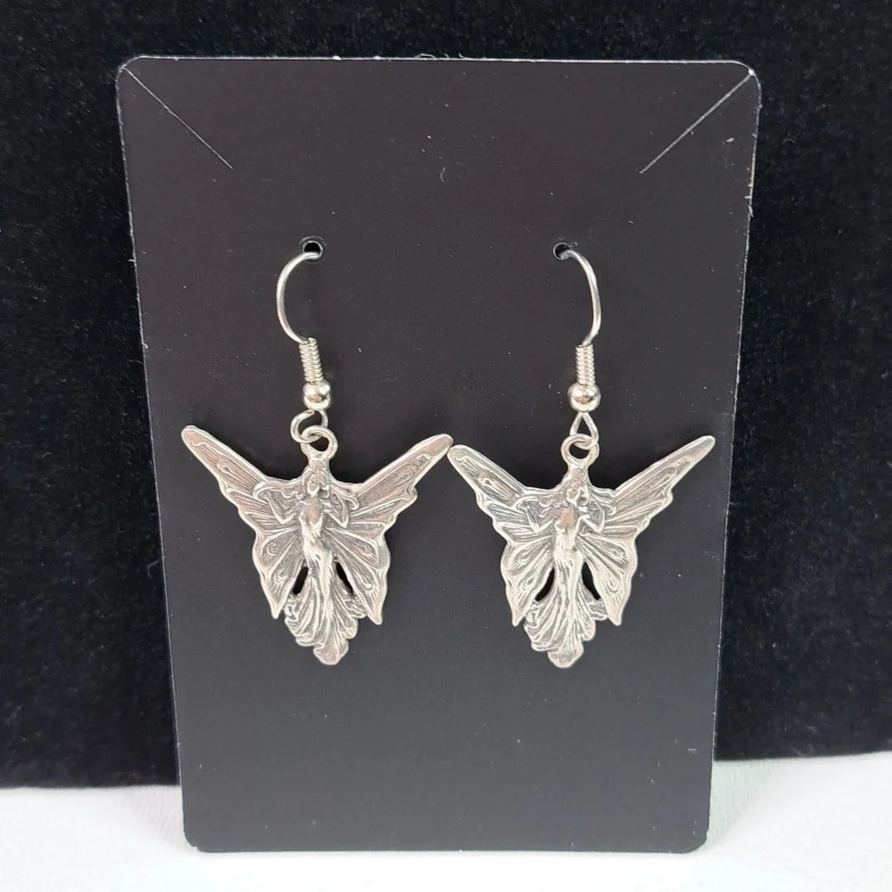 Fairy Sterling Silver Earrings - Picture 6 of 14